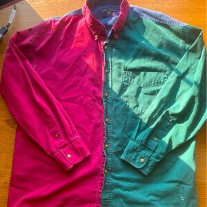 Vintage Apparel Workshop Red/Blue/Green Long Sleeve